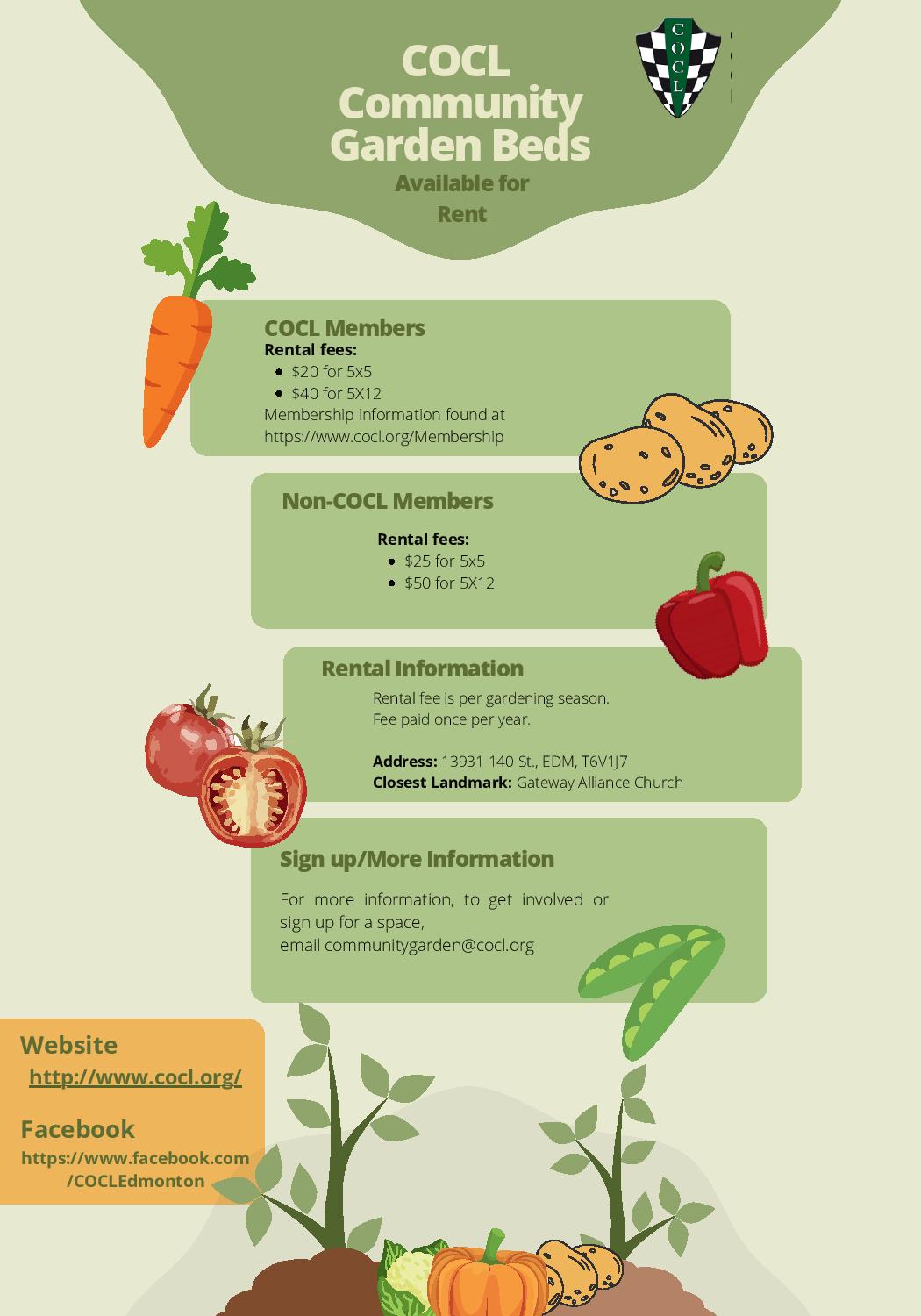 COCL Community Garden Beds